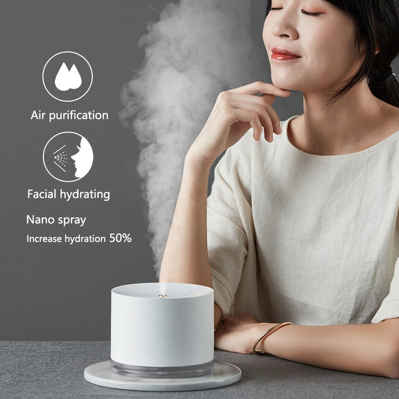 Portable Air Humidifier Wireless 2000mAh USB Rechargeable