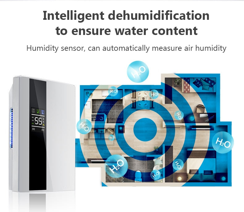 2200ML Intelligent Remote Dehumidifier