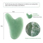 Natural Rose Quartz Jade Guasha Scraper Board Massager for Face and Body