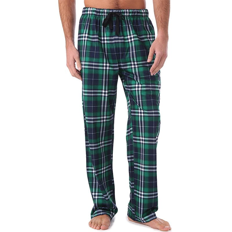 Men's Home Pants Cotton Flannel