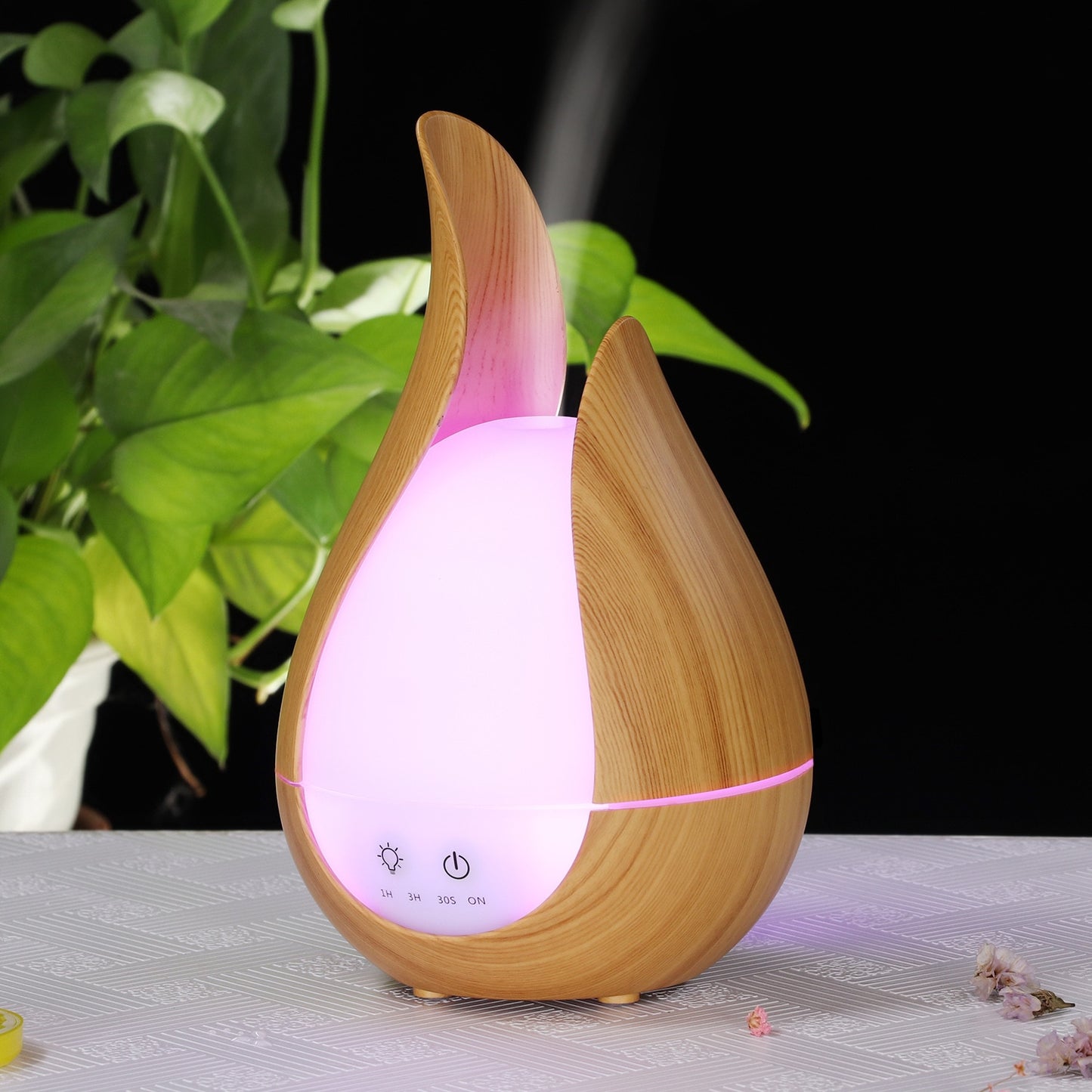 Aroma Diffuser 7 Colors LED Light Essential Oil Diffuser Cool Mist Electric Led Light Ultrasonic Air Humidifier 200ML for Home