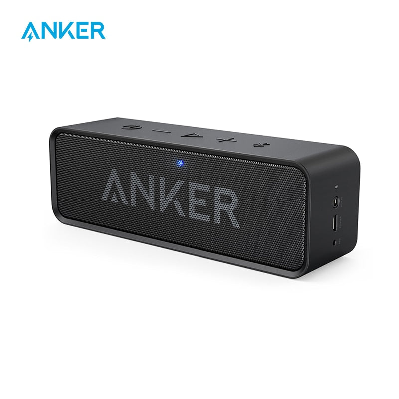 Anker Soundcore Portable Wireless Bluetooth Speaker with Dual-Driver Rich Bass 24h Playtime 66 ft Bluetooth Range &amp; Built-in Mic