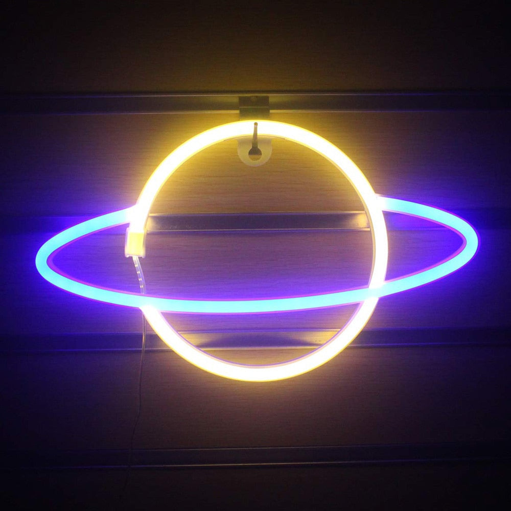 Planet Neon Light