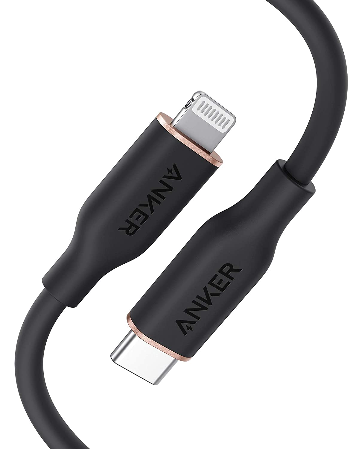 Anker Powerline III Flow usb c to Lightning Cable for iPhone 12 Pro Max / 12/11 Pro/X/XS/XR / 8 Plus Charger cable usb type c