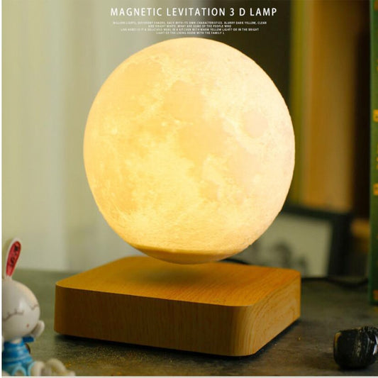 New 3D Printing LED Night Light Creative Touch Magnetic Levitation Moon