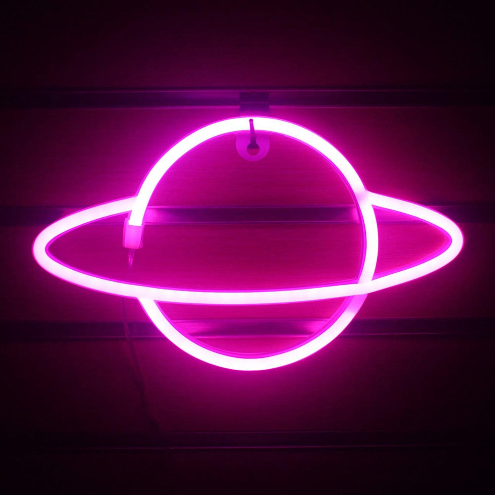 Planet Neon Light