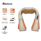 U Shape Electrical Shiatsu Back Neck Shoulder Body Massager, Infrared Heated 4D Kneading Car/Home