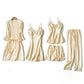 Women's Satin Lace Pajama Set