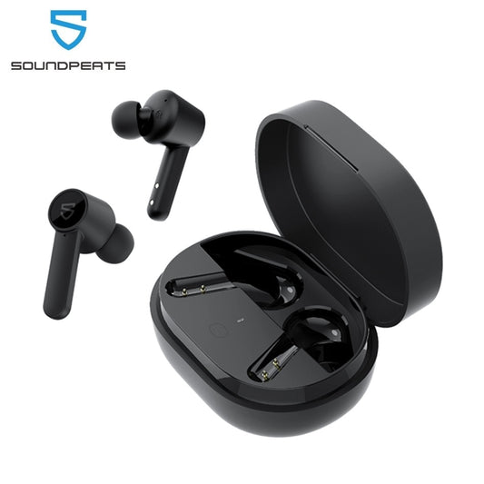 SOUNDPEATS Q Wireless Earbuds Bluetooth 5.0 in-Ear Wireless Charging Earphones with 4-Mic 10mm Driver Touch Control  USB-C