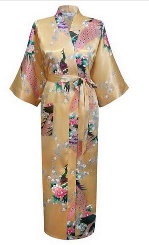 Women's Silk Kimono Robe, Numerous Designs