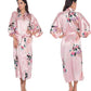 Women's Silk Kimono Robe, Numerous Designs