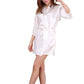 Women Silk Satin Short Night Robe