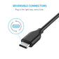 Anker USB C Cable Powerline USB C to USB 3.0 Cable with 56k Ohm Pull-up Resistor for Samsung iPad Pro Sony LG HTC etc