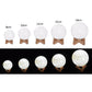 Rechargeable Moon Lamp LED Night Light, Creative Touch Switch Moon Light