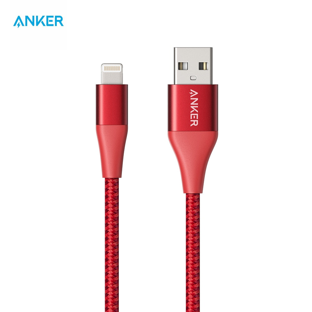 Anker PowerLine+ II Lightning Cable MFi Certified Compatibility with iPhone 11/11 Pro X/8/8 Plus/7/7 Plus/6/6 Plus/5/5s and More