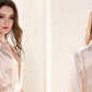 Women Silk Satin Short Night Robe