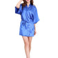 Women Silk Satin Short Night Robe