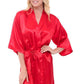 Women Silk Satin Short Night Robe