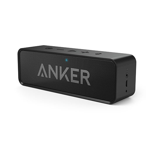 Anker Soundcore Portable Wireless Bluetooth Speaker with Dual-Driver Rich Bass 24h Playtime 66 ft Bluetooth Range &amp; Built-in Mic