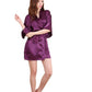 Women Silk Satin Short Night Robe