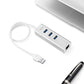 Anker Unibody 3Port USB 3.0 and Gigabit Ethernet Hub &1.3ft USB 3.0 Cable[Ethernet Port RTL8153 Chipset+ USB Port VL812 Chipset]