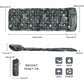 Outdoor Sleeping Pad Inflatable Mattress with Pillow, Travel Mat Folding Bed Ultralight Air Cushion