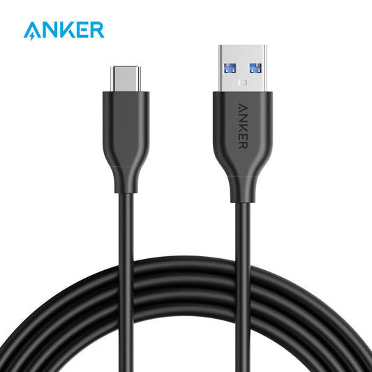 Anker USB C Cable Powerline USB C to USB 3.0 Cable with 56k Ohm Pull-up Resistor for Samsung iPad Pro Sony LG HTC etc