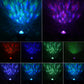 USB LED Star Night Light Projector, Bluetooth-compatible Sound-Activated