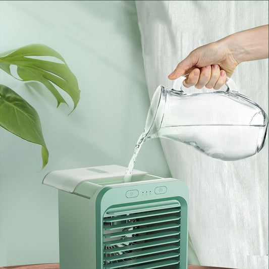 USB Desk Mini Fan Portable Air Cooler and Humidifier