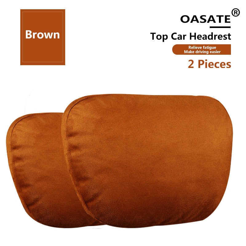 Top Quality Car Headrest, 2 Pieces and Multiple Colors