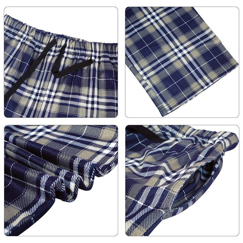 Men's Home Pants Cotton Flannel