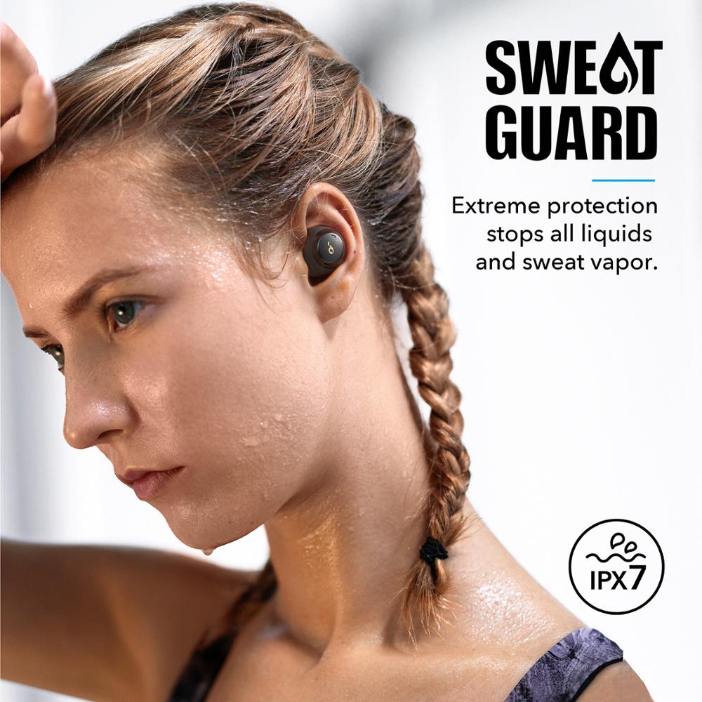 Anker Soundcore Spirit Dot 2 True Wireless Earbuds, bluetooth earphones Deep Bass IPX7 Waterproof Sweatproof Fast Charge