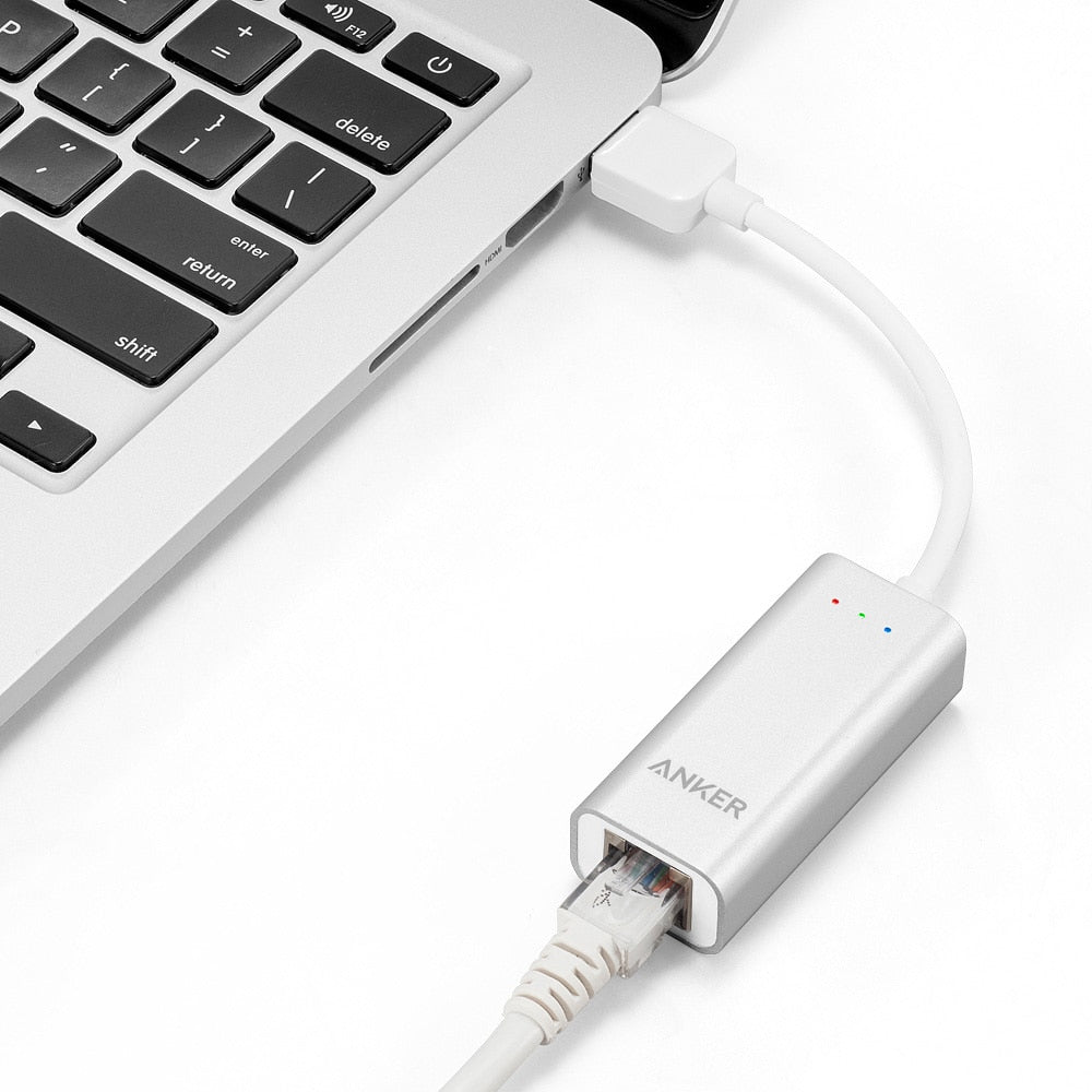 Anker USB 3.0 to Ethernet Adapter, USB 3.0 to Gigabit Ethernet Adapter, Aluminum Portable USB-A Adapter,and More