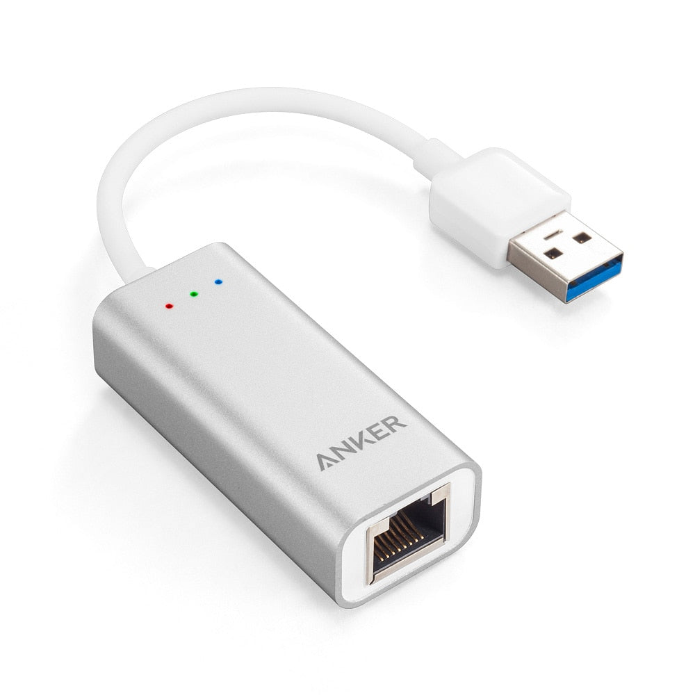 Anker USB 3.0 to Ethernet Adapter, USB 3.0 to Gigabit Ethernet Adapter, Aluminum Portable USB-A Adapter,and More