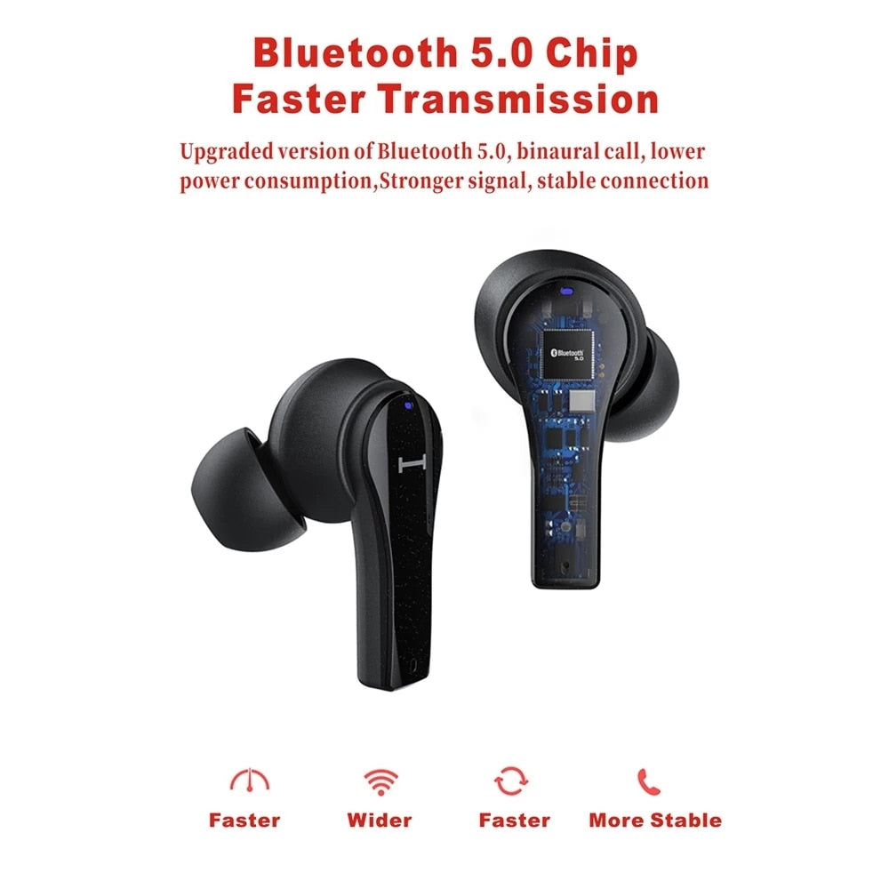 Original Lenovo QT82 Ture Wireless Earbuds Touch Control Bluetooth Earphones Stereo HD Talking With Mic Wireless Headphones