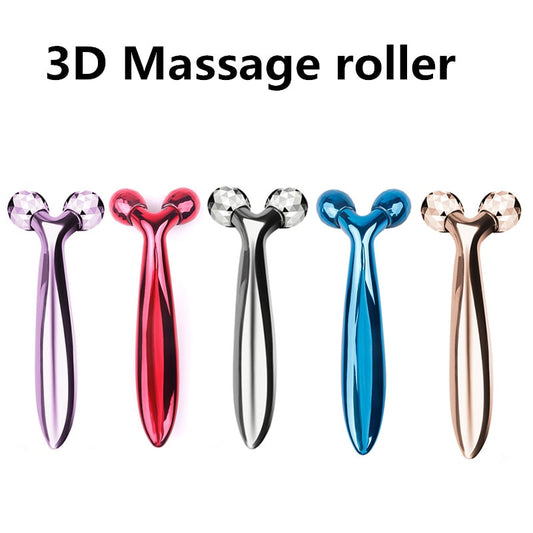 3D Roller Massager, Y Shape 360 Degree Rotate Face and Body Shaping, Lifting, Wrinkle Remover, Facial Massage Relaxation Tool