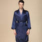 Men's Robe Nightgown Satin Kimono Bathrobe