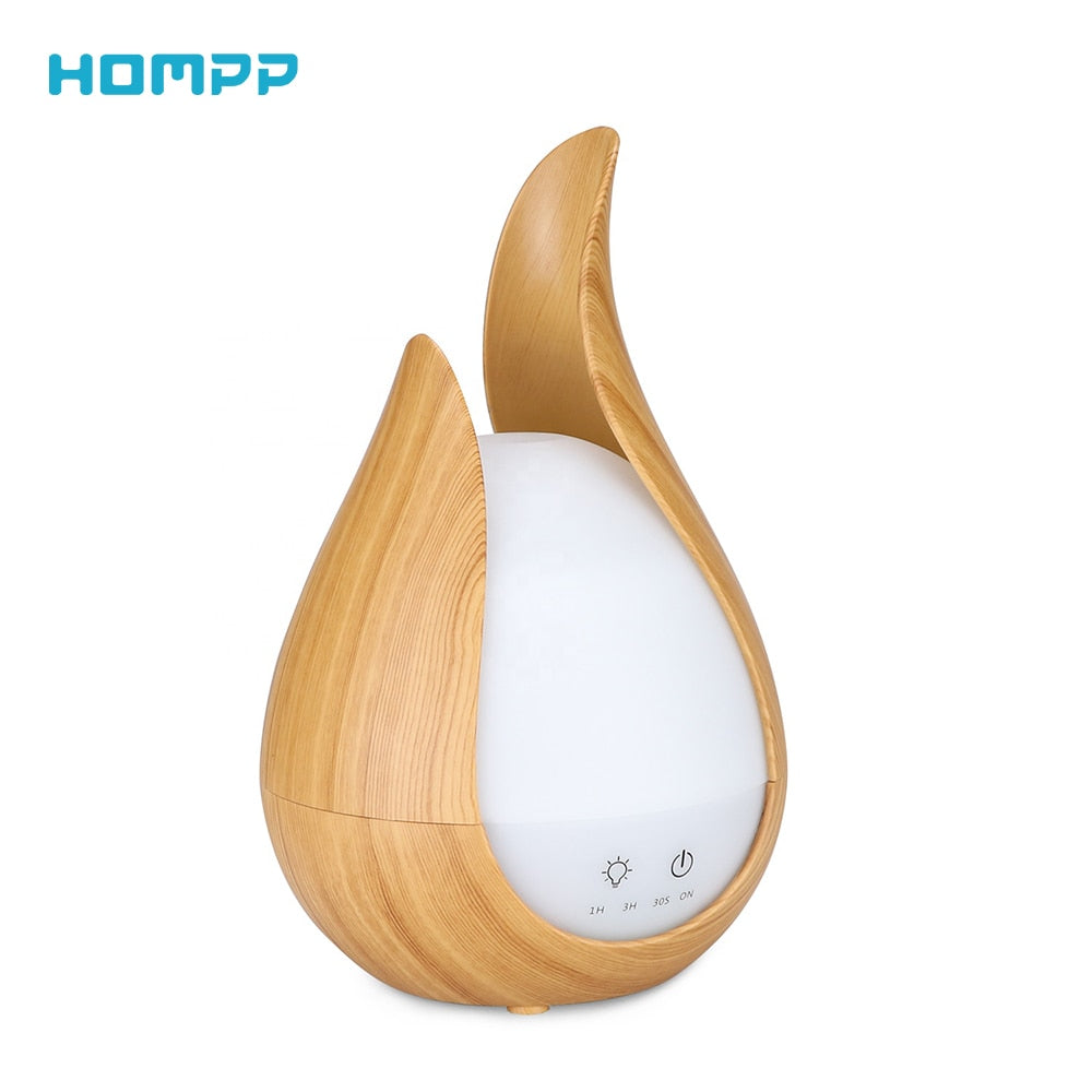 Aroma Diffuser 7 Colors LED Light Essential Oil Diffuser Cool Mist Electric Led Light Ultrasonic Air Humidifier 200ML for Home