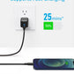 Anker USB C to Lightning Cable, Powerline II [MFi Certified, 10ft, Black] Extra Long Charging Cord for iPhone 13 13 Pro