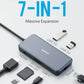 Anker USB C Hub Adapter, PowerExpand+ 7-in-1 USB C Hub, with 4K USB C to HDMI, 60W Power Delivery, 1Gbps Ethernet