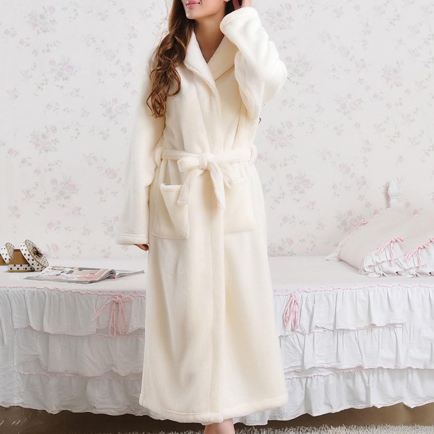 Women's Fleece Long Robe