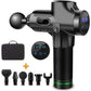 Massage Gun Muscle Stimulator 30 Speeds Body Massager Black Phoenix a2 Gun Massage MG47091