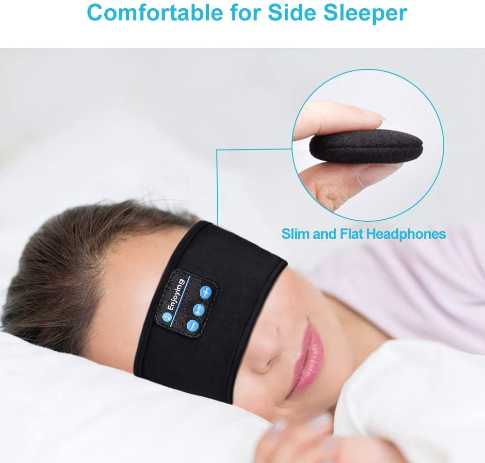 Bluetooth Wireless Headphones Headband and Eye Mask