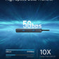 Anker USB C Hub Adapter, PowerExpand+ 7-in-1 USB C Hub, with 4K USB C to HDMI, 60W Power Delivery, 1Gbps Ethernet