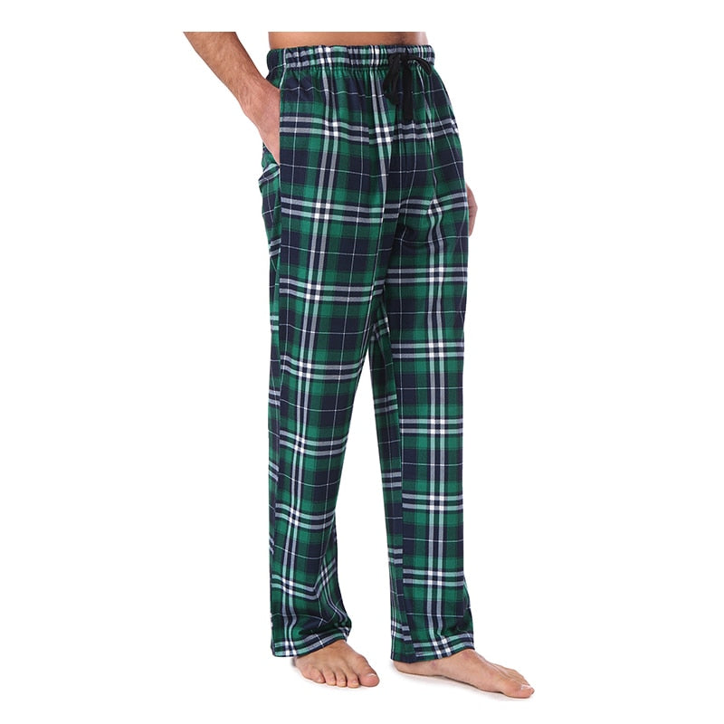 Men's Home Pants Cotton Flannel