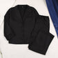 Hiloc Oversized Satin Silk Sleepwear Low Cut Pajamas For Women