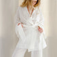 NHKDSASA Kimono Women's Pajamas, Cotton Crepe Long-Sleeved