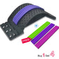 Back Massager Stretcher Support, Spine Deck Pain Relief, Chiropractic Lumbar Relief, Back Stretcher, Fitness Massage Equipment