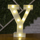 Letters and Numbers LED Lights Lamp Décor