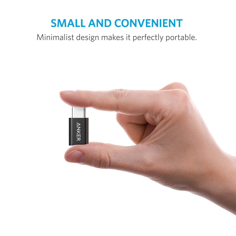 [2 in 1 Pack] Anker USB-C to Micro USB Adapter